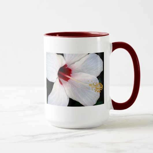 Mug Hibiscus blanc (Droite)