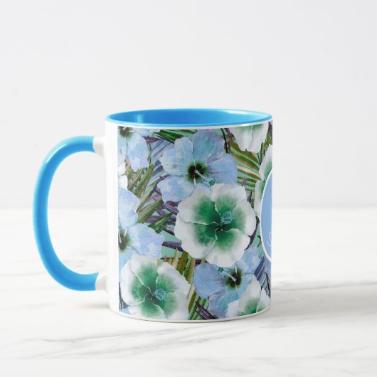 Mug Hibiscus de plage tropicale (Gauche)
