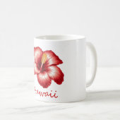 Mug hibiscus d'Orange (Devant droit)