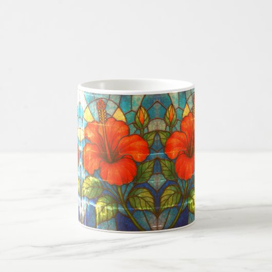 Mug Hibiscus en verre tendu (Centre)