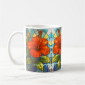 Mug Hibiscus en verre tendu (Gauche)