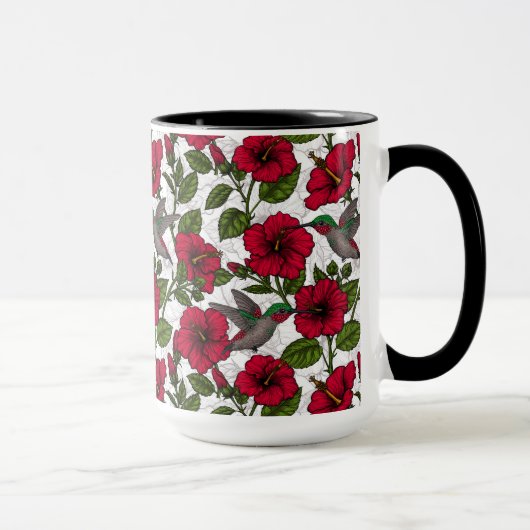 Mug Hibiscus et colibris (Droite)