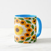 Mug Hibiscus et Plumeria colorés (Devant droit)