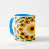 Mug Hibiscus et Plumeria colorés (Devant gauche)