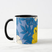 Mug Hibiscus fleurs et feuilles (Gauche)