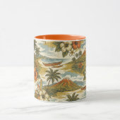 Mug Hibiscus Island Hawaiian Scenic- Burnt Orange (Centre)