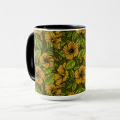 Mug hibiscus jaune (Devant gauche)