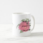 Mug Hibiscus rose foncé (Devant droit)
