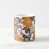 Mug Hibiscus Tiger, Motif exotique. (Centre)