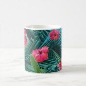 Mug Hibiscus tropical Motif de la jungle #1a #art (Centre)