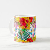 Mug Hibiscus tropical Motif d'été (Devant gauche)