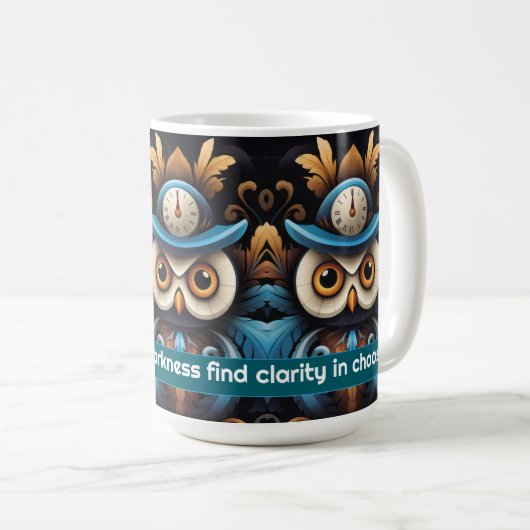 Mug Hibou 2 (Devant droit)