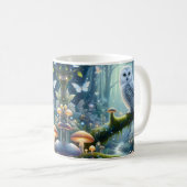 Mug Hibou blanc magique (Devant droit)