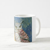 Mug hibou coloré (Devant droit)