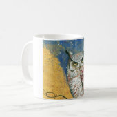 Mug hibou coloré (Devant gauche)