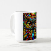 Mug Hibou Coloré (Devant gauche)