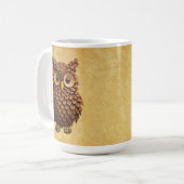Mug Hibou Cône de Pin (Devant gauche)