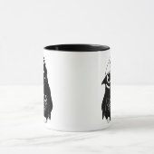 Mug Hibou curieux mignon (Centre)
