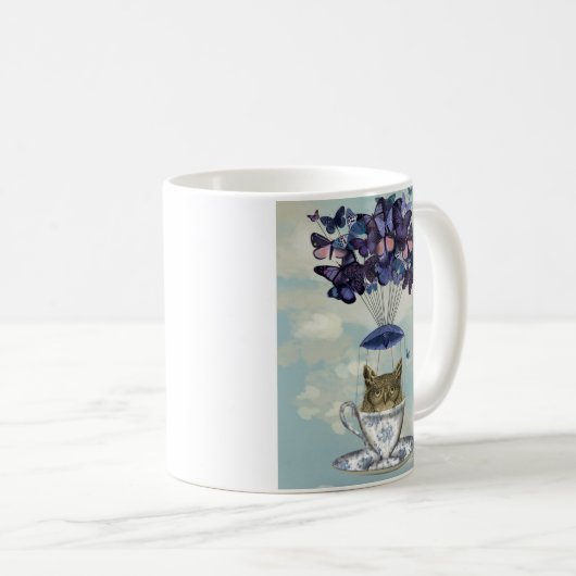 Mug Hibou dans Teacup 2 (Devant droit)