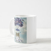 Mug Hibou dans Teacup 2 (Devant gauche)