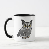 Mug Hibou de cri strident oriental (phase grise) (Gauche)
