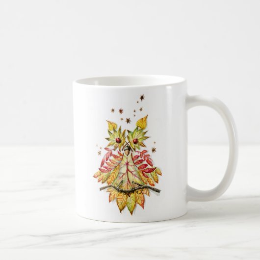 Mug Hibou de feuillage (Droite)