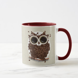 Mug Hibou de grain de café