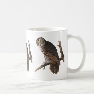 Mug Hibou de grand gris