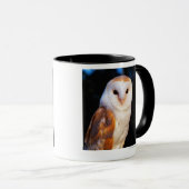 Mug Hibou de grange 2 (Devant droit)