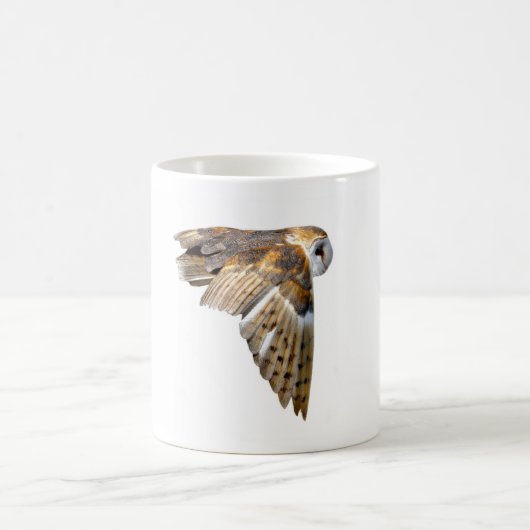 Mug hibou de grange de vol (Centre)