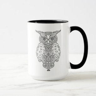 Mug Hibou de griffonnage