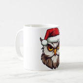 Mug hibou de Noël (Devant gauche)