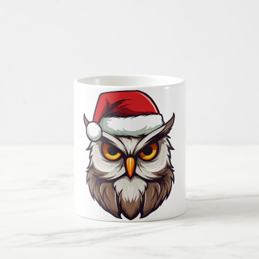 Mug hibou de Noël (Centre)