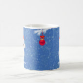Mug Hibou de Noël blanc (Centre)