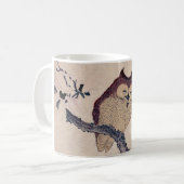 Mug Hibou de sourire japonais mignon (Devant gauche)