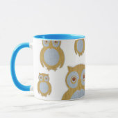 Mug Hibou de velours côtelé (Gauche)