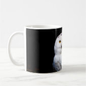 Mug Hibou des neiges majestueux d'hiver (Gauche)