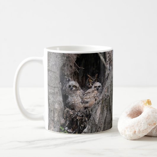 Mug Hibou et owley (Avec donut)
