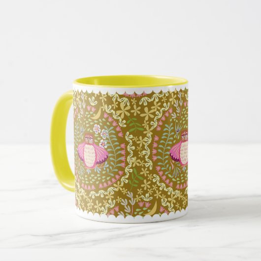 Mug Hibou folk (Devant gauche)