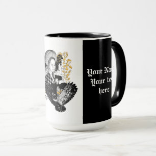 Mug Hibou gothique de nuit et femme