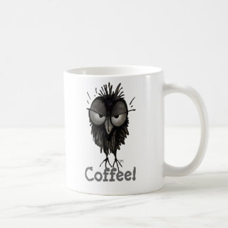 Mug Hibou grincheux mignon et drôle fait sur commande