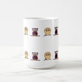 Mug Hibou, hibou du dessin animé (Centre)