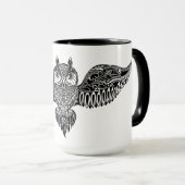Mug Hibou inspiré (Devant droit)