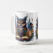 Mug Hibou livresque magique (Devant gauche)