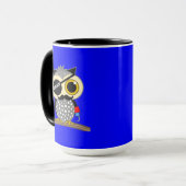 Mug hibou mignon de pirate (Devant gauche)