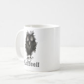 Mug Hibou mignon fou drôle de Paul Stickland de café (Devant gauche)