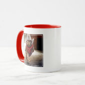Mug Hibou occidental dur de shérif avec l'attitude et (Devant gauche)