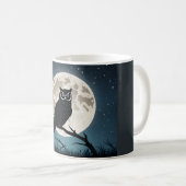 Mug Hibou par une nuit magique (Devant droit)
