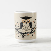 Mug Hibou sur une branche (Centre)