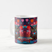 Mug Hibou t'aime toujours (Devant gauche)